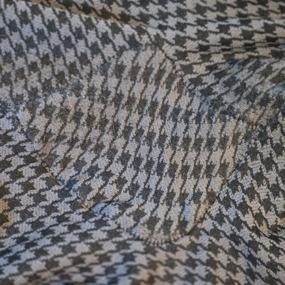 Classic Houndstooth Womens Comfort Leggings - Black and Gray - Picture 5 of 10